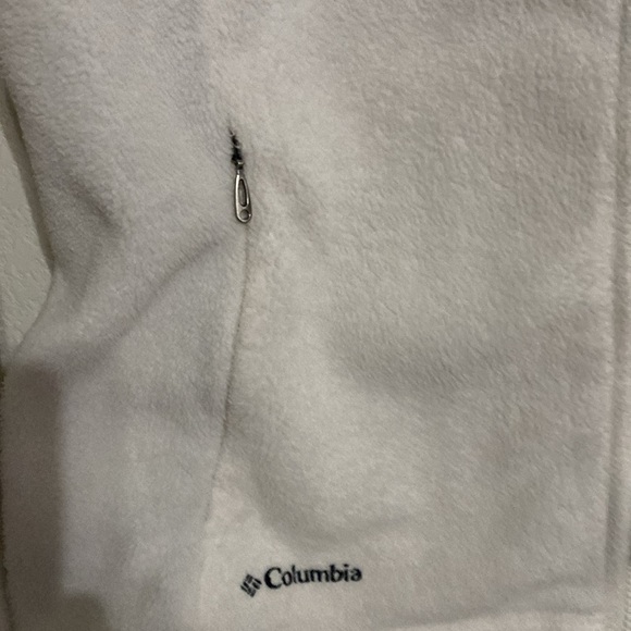 COLUMBIA Women’s Reversible Full Zip Ivory Jacket Size L - Picture 3 of 8